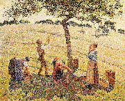 Camille Pissarro Apple harvest at Eragny oil